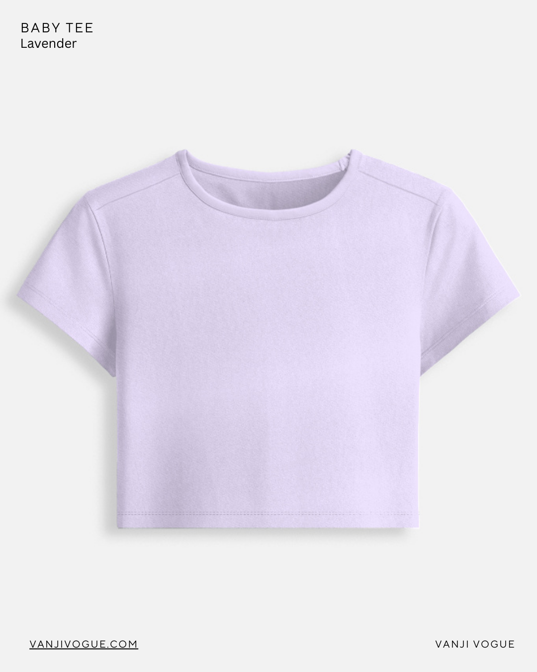 Baby Tee-Lavender