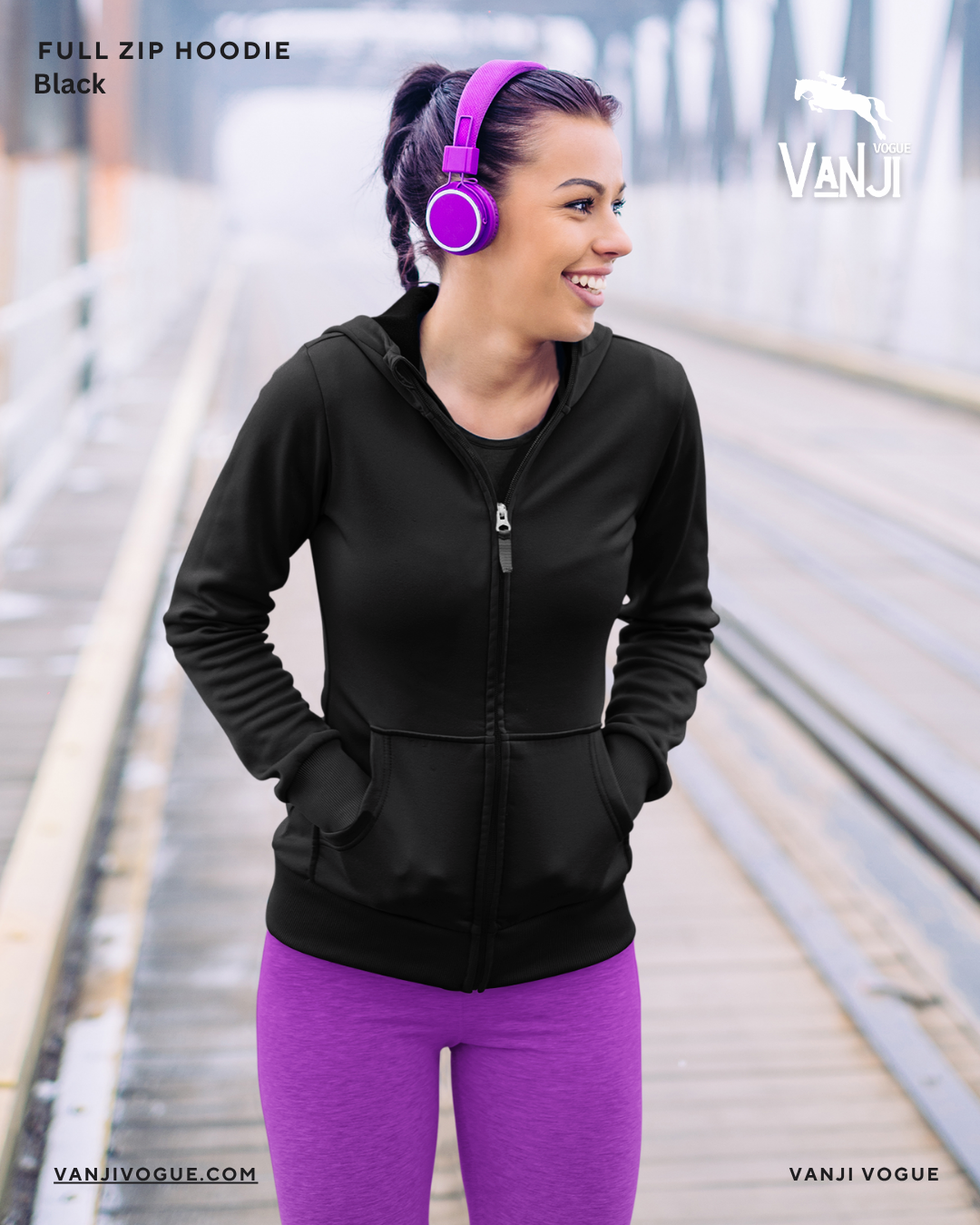 Women Zip Hoodie