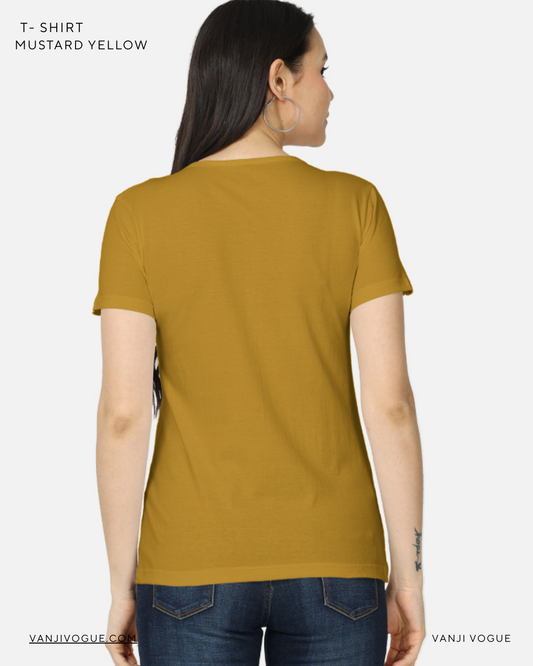 Women's Classic T-Shirt-Mustard Yellow
