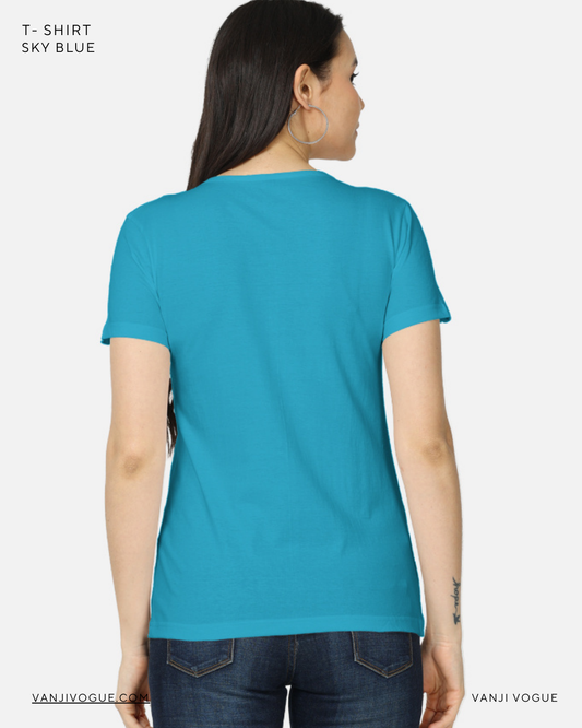 Women's Classic T-Shirt-Sky Blue