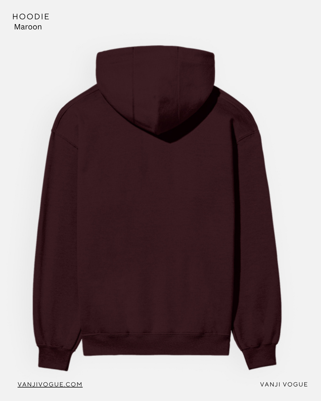 Unisex Hoodie-Maroon