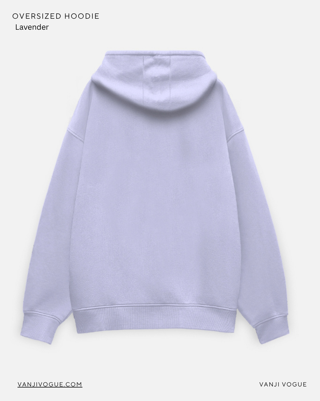 Unisex Oversized Hoodie-Lavender