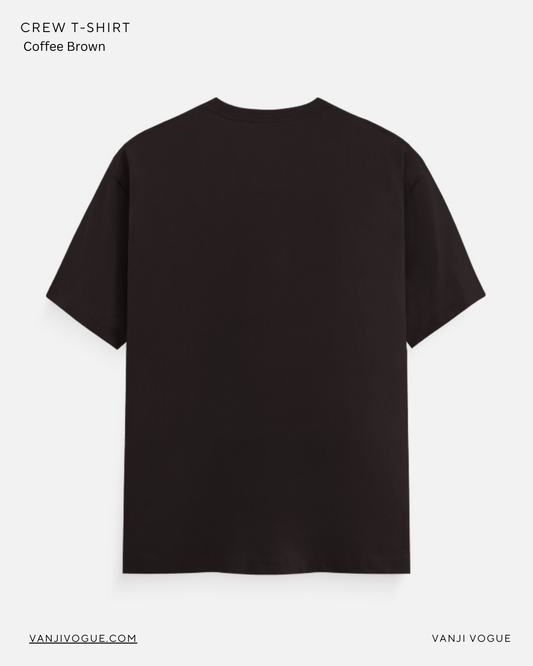 Unisex Classic Crew T-Shirt-Coffee Brown
