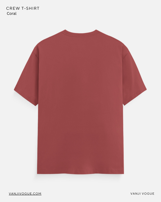 Unisex Classic Crew T-Shirt-Coral