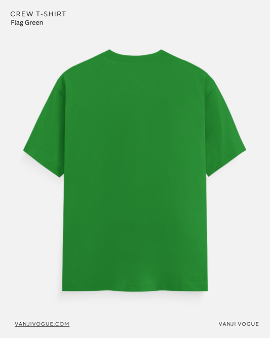Unisex Classic Crew T-Shirt-Flag Green