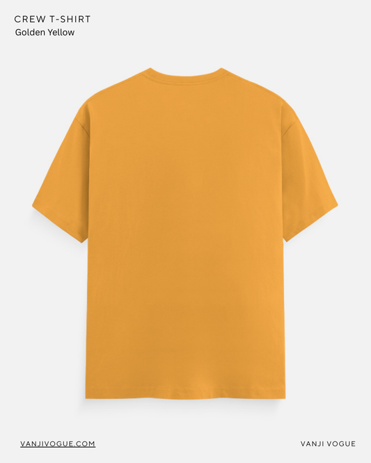 Unisex Classic Crew T-Shirt-Golden Yellow