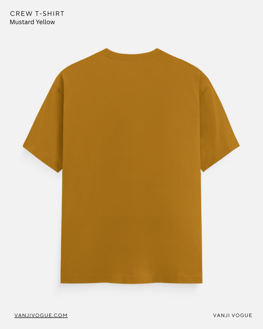Unisex Classic Crew T-Shirt-Mustard Yellow