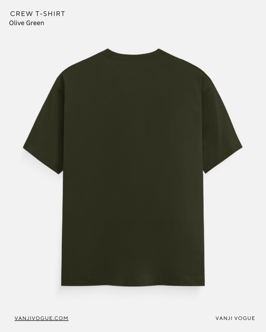 Unisex Classic Crew T-Shirt-Olive Green