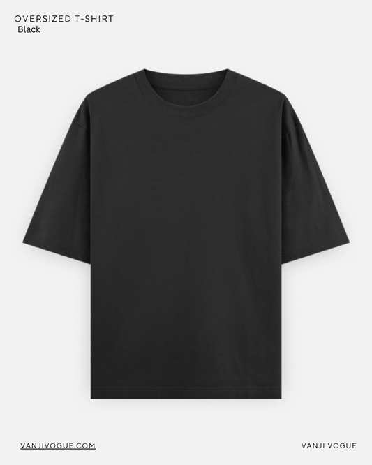 Unisex Oversized Classic T-Shirt-Black