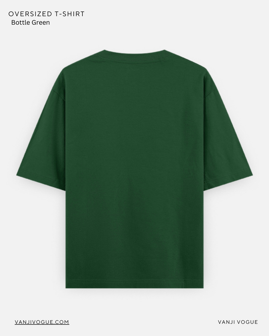 Unisex Oversized Classic T-Shirt-Bottle Green