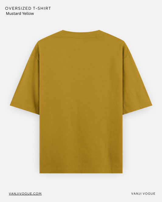 Unisex Oversized Classic T-Shirt-Mustard Yellow
