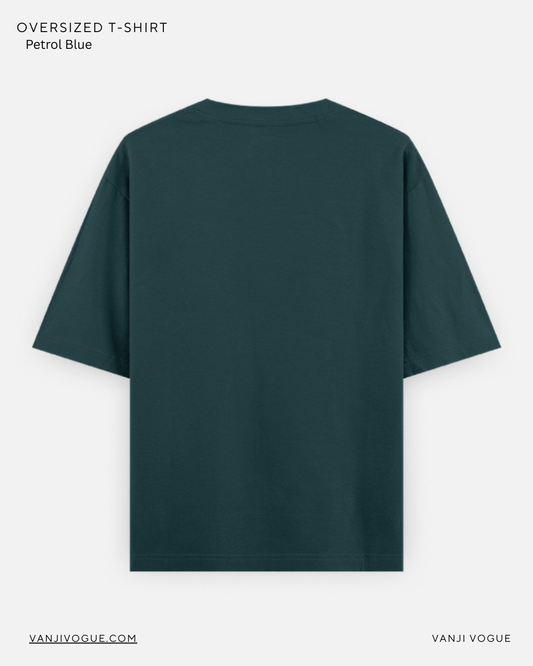 Unisex Oversized Classic T-Shirt-Petrol Blue