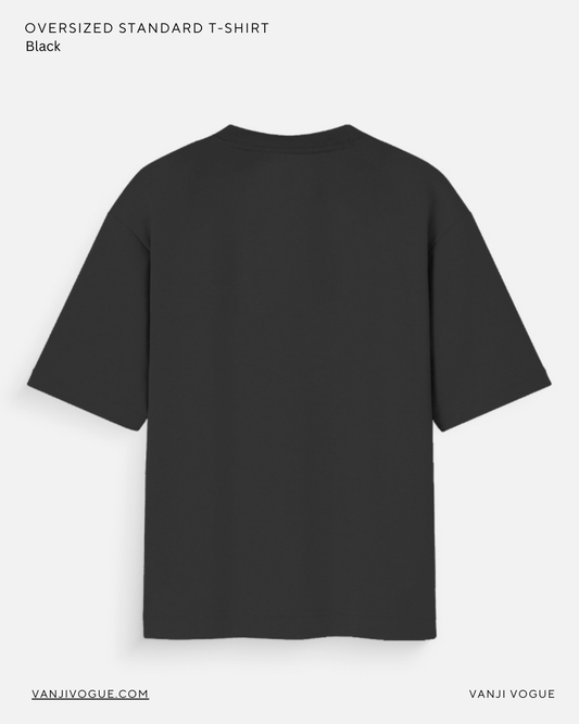 Unisex Oversized Standard T-Shirt - Black