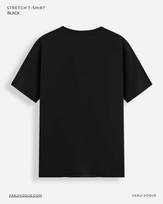 Unisex Stretch T-shirt-Black