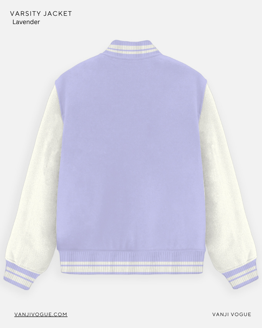 Unisex Varsity Jacket-Lavender