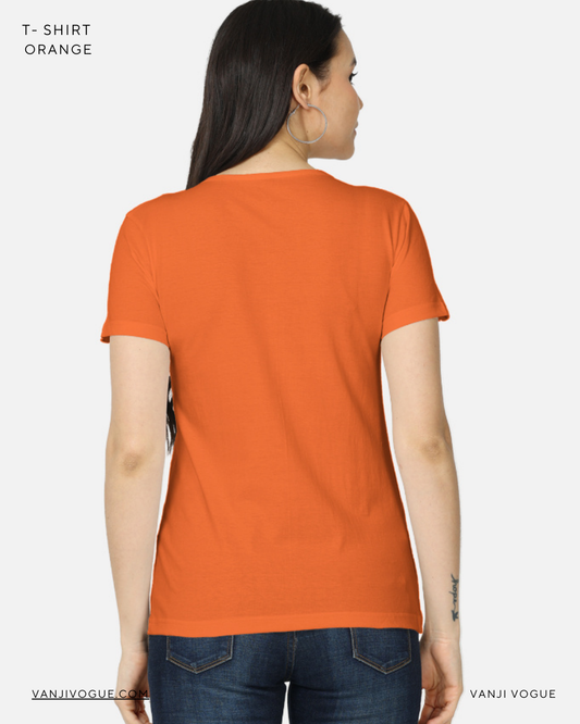 Women's Classic T-Shirt-Orange