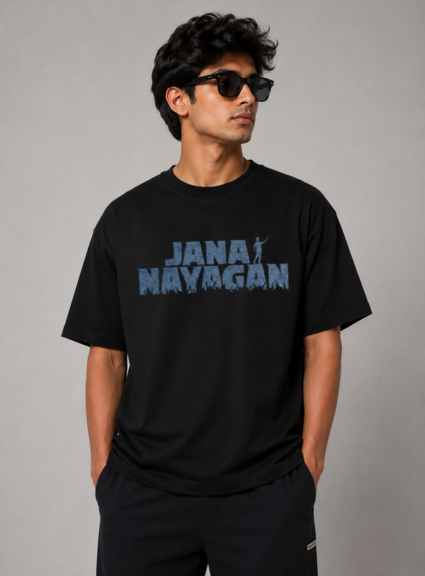 Jana Nayagan Black T-Shirt – Premium Graphic Cotton Tee