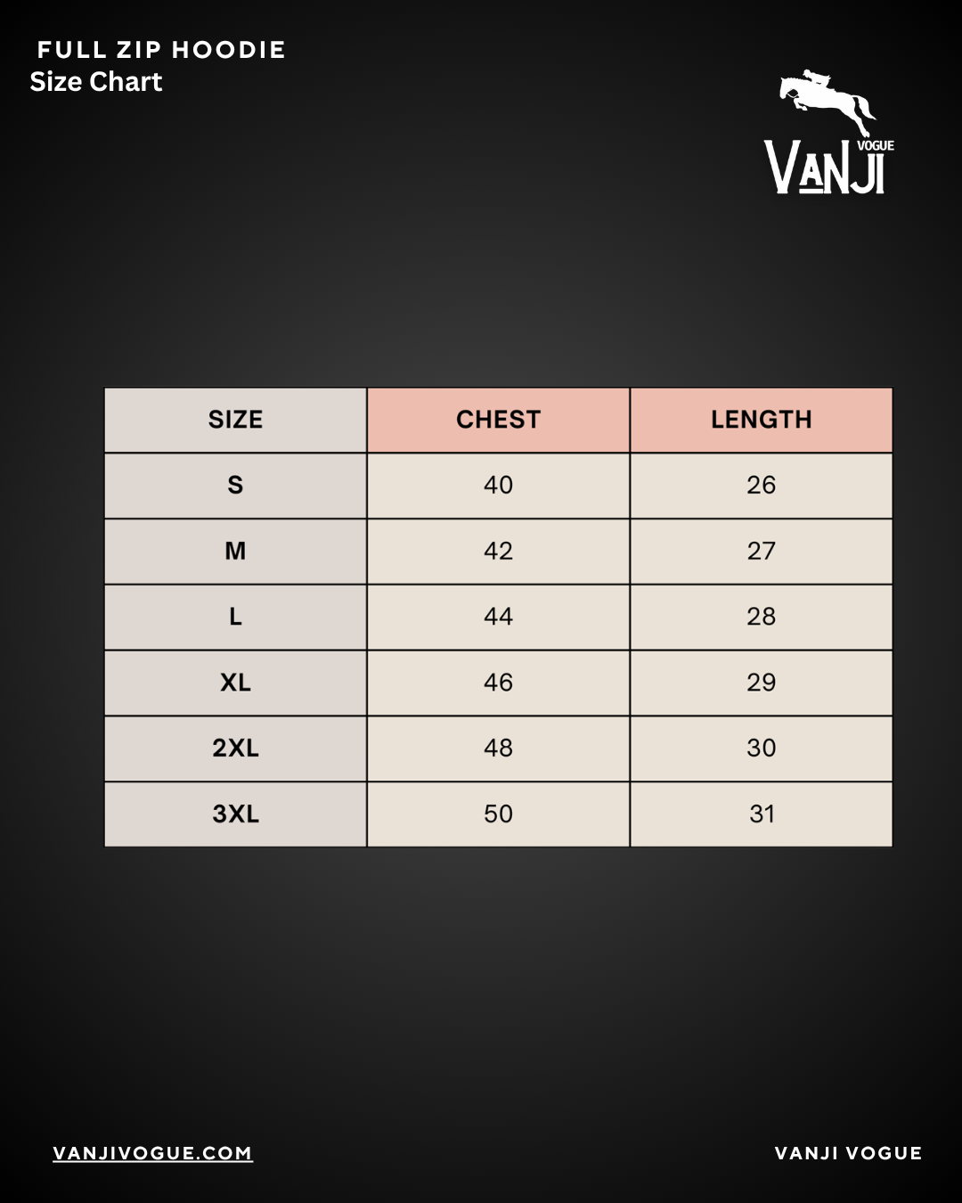 Male - Zip Hoodie