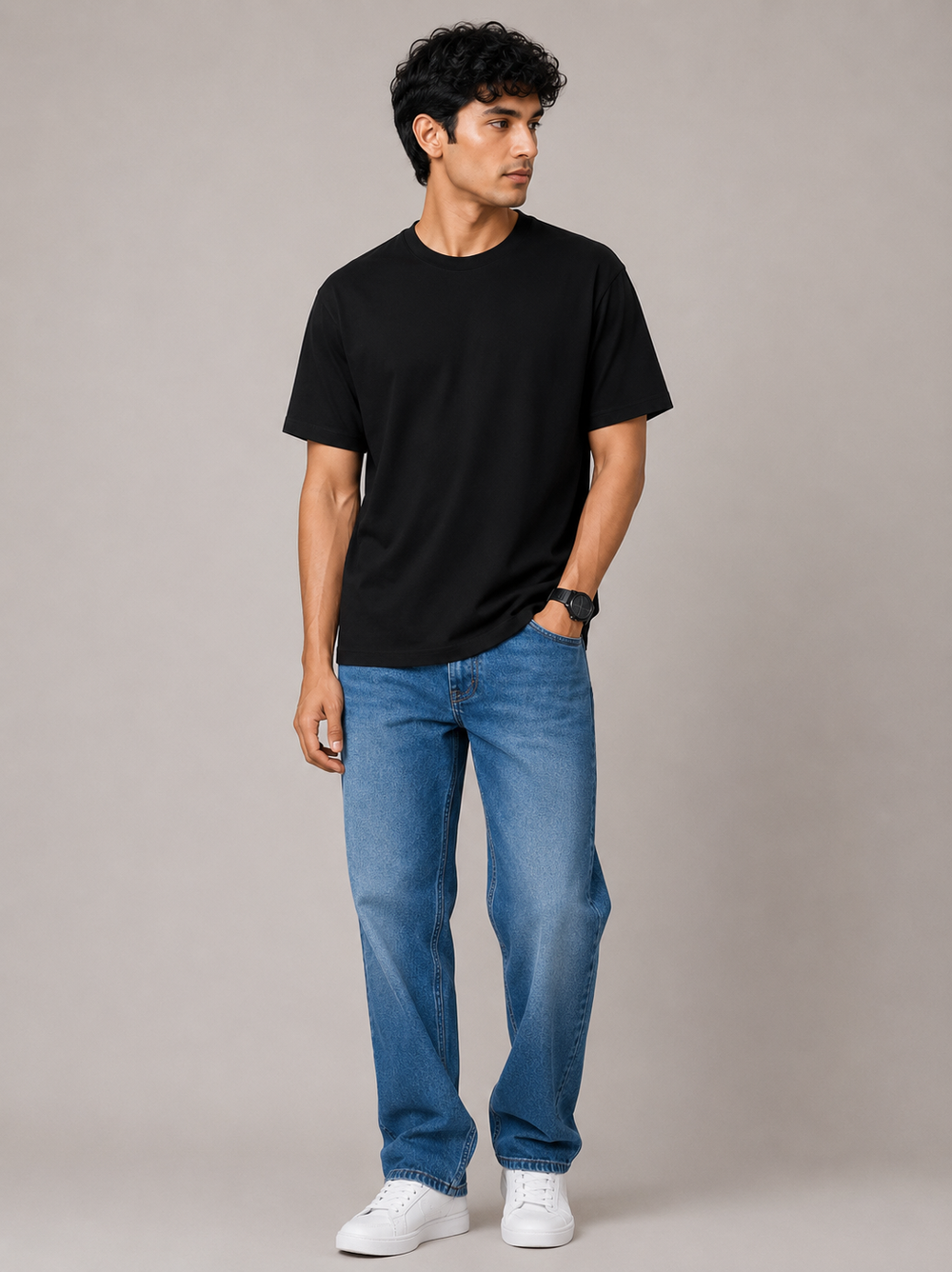 Basic Tee — Black - view 4