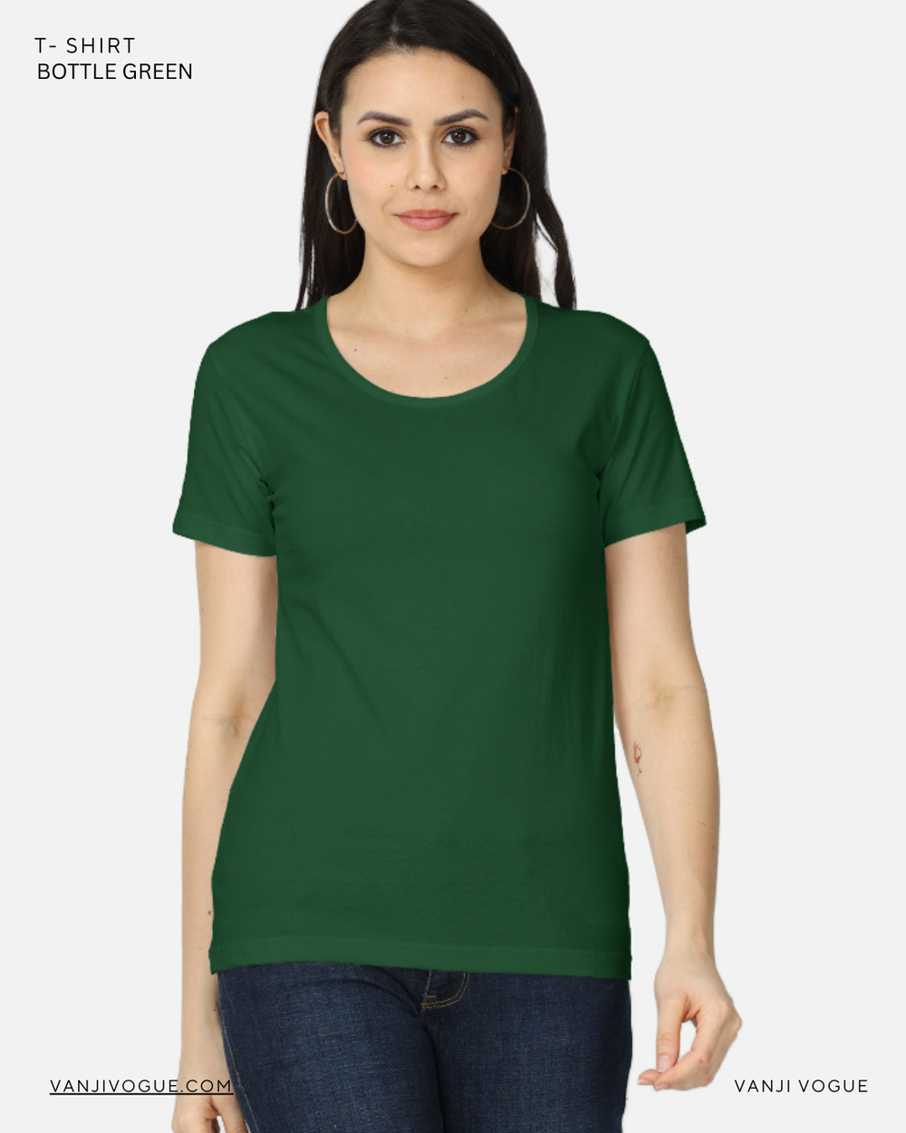 Women's Classic T-Shirt-Bottle Green - view 1