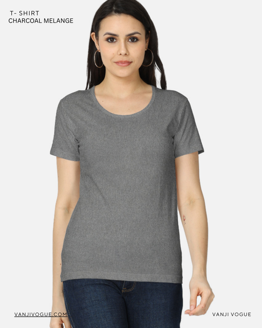 Women's Classic T-Shirt-Charcoal Melange