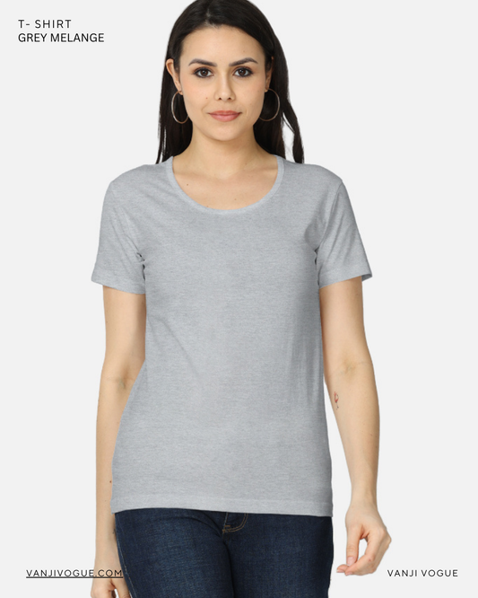 Women's Classic T-Shirt-Grey Melange