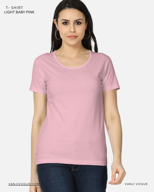 Women's Classic T-Shirt-Light Baby Pink