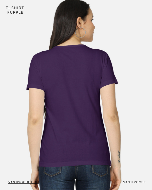 Women's Classic T-Shirt-Purple — alternate view