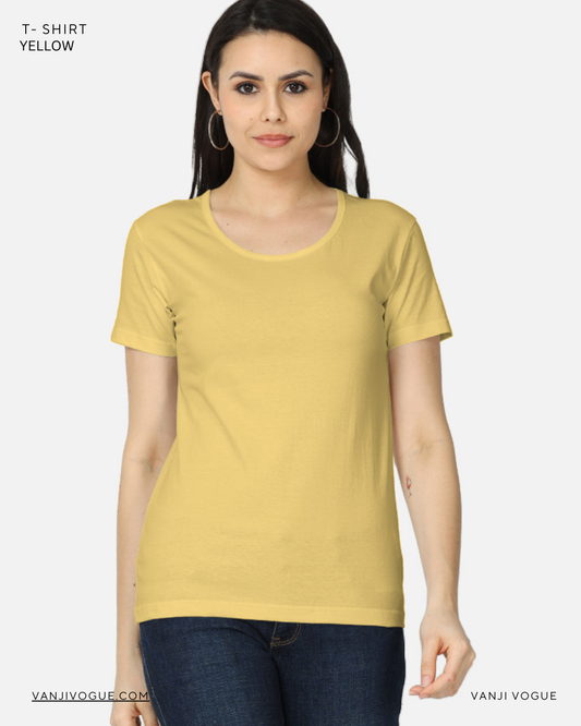 Women's Classic T-Shirt-Yellow