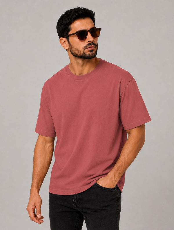 Unisex Oversized Classic T-Shirt-Coral