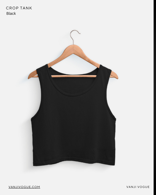 Crop Tank-Black