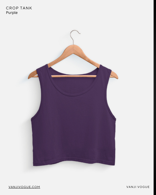 Crop Tank-Purple