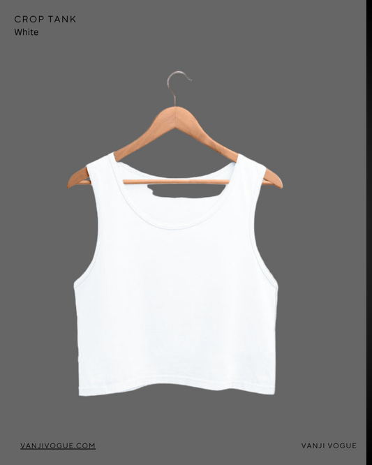 Crop Tank-White