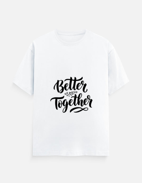 Better Together – Unisex Valentine T-Shirt — alternate view