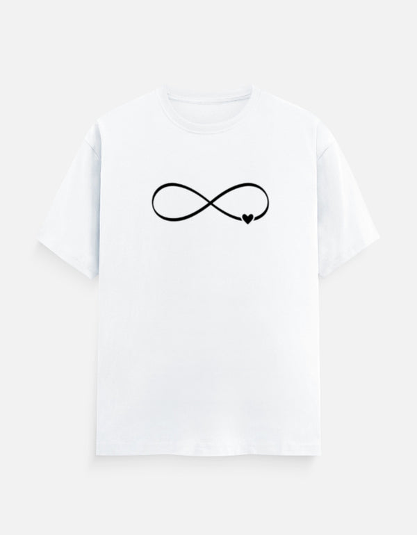Infinity Love – Unisex Valentine T-Shirt — alternate view