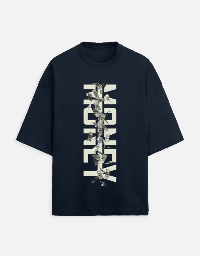 Unisex Terry Oversized Tee - Money - view 3