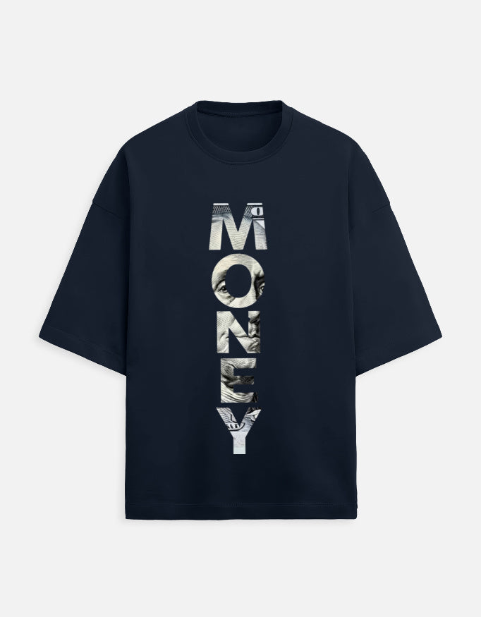 Unisex Terry Oversized Tee - Money - view 3
