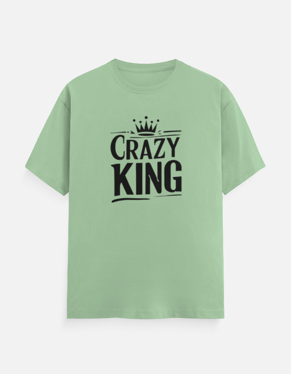 Crazy King-Unisex T-Shirt — alternate view