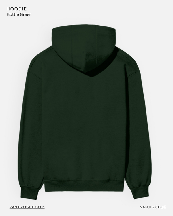 Unisex Hoodie-Bottle Green — alternate view