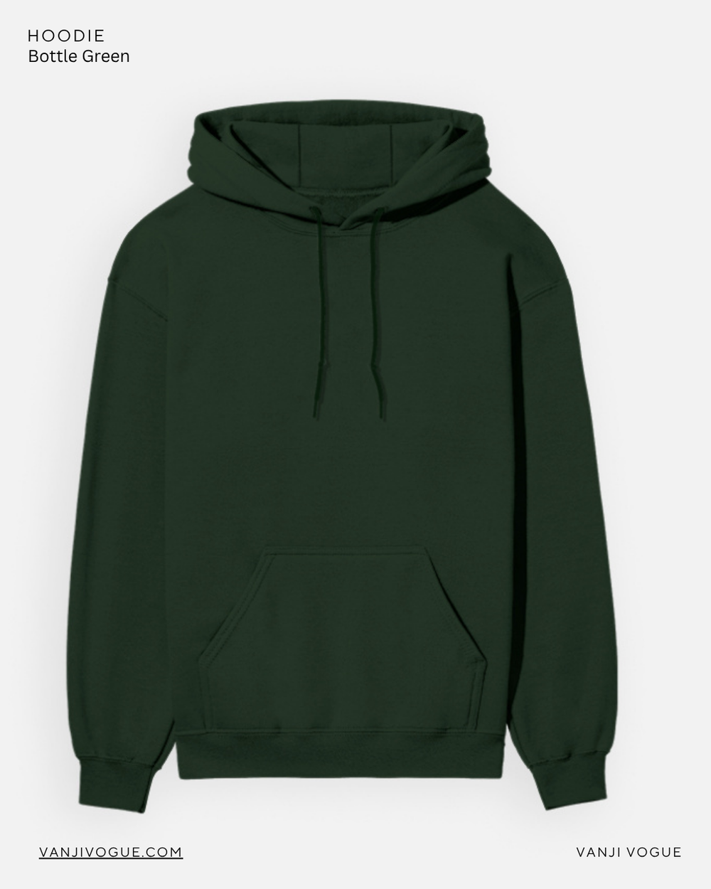 Unisex Hoodie-Bottle Green - view 1