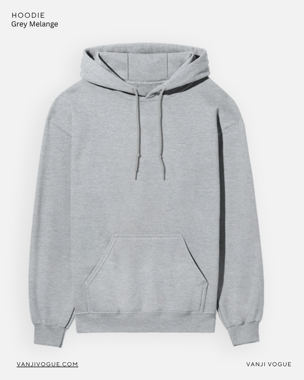 Unisex Hoodie-Grey Melange