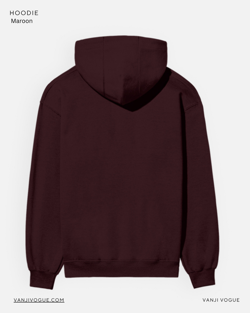 Unisex Hoodie-Maroon - view 2