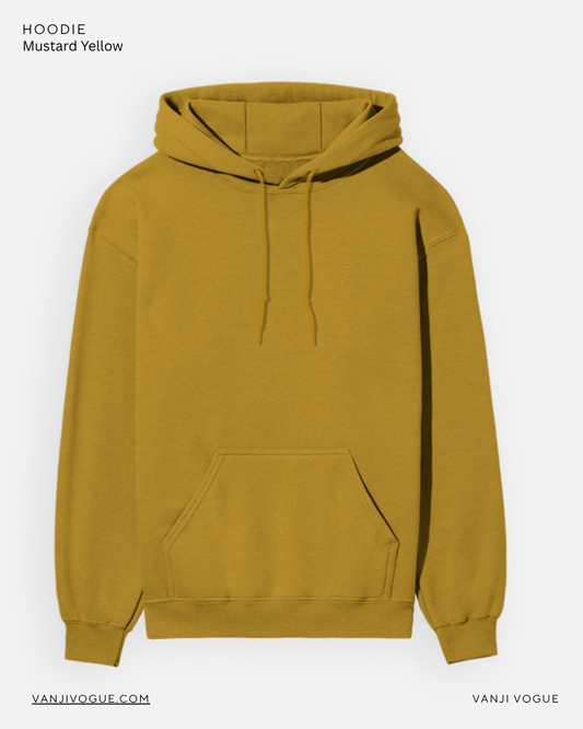 Unisex Hoodie-Mustard Yellow