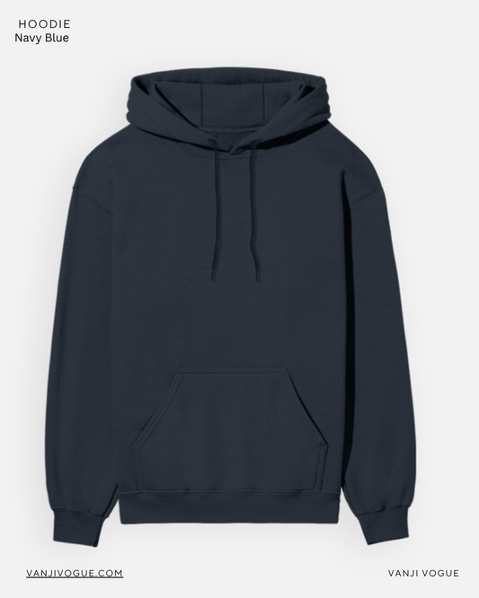 Unisex Hoodie-Navy Blue