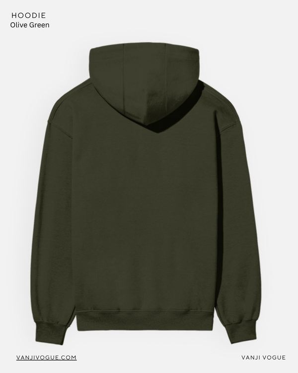 Unisex Hoodie-Olive Green — alternate view