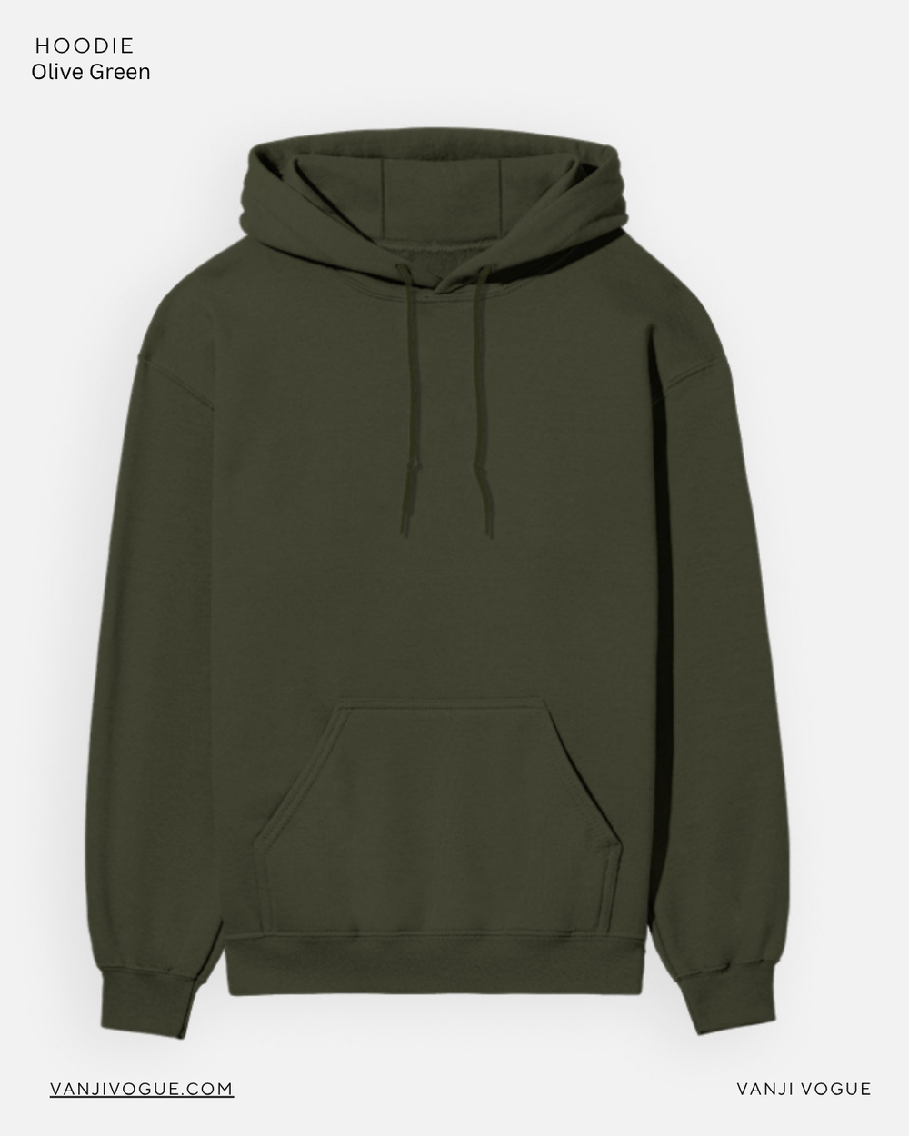 Unisex Hoodie-Olive Green - view 1