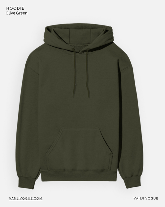 Unisex Hoodie-Olive Green