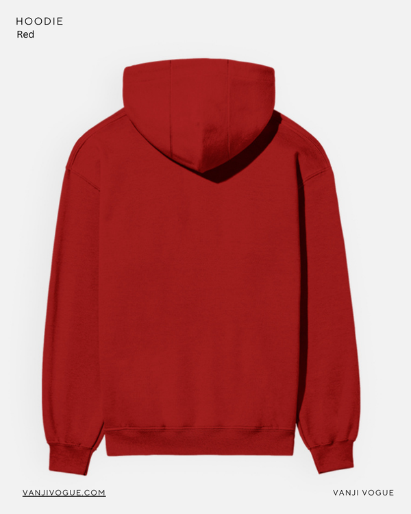 Unisex Hoodie-Red — alternate view
