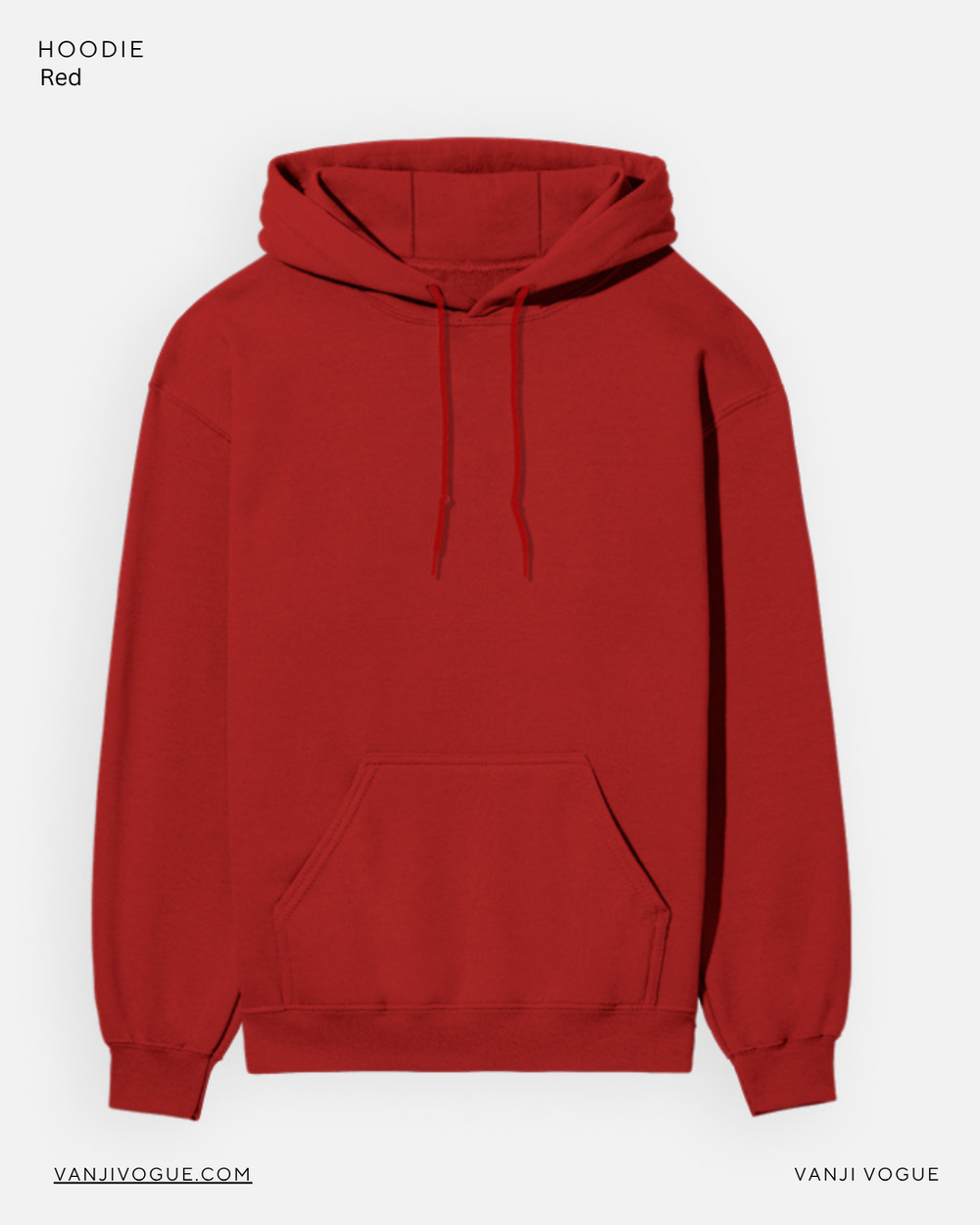 Unisex Hoodie-Red - view 1