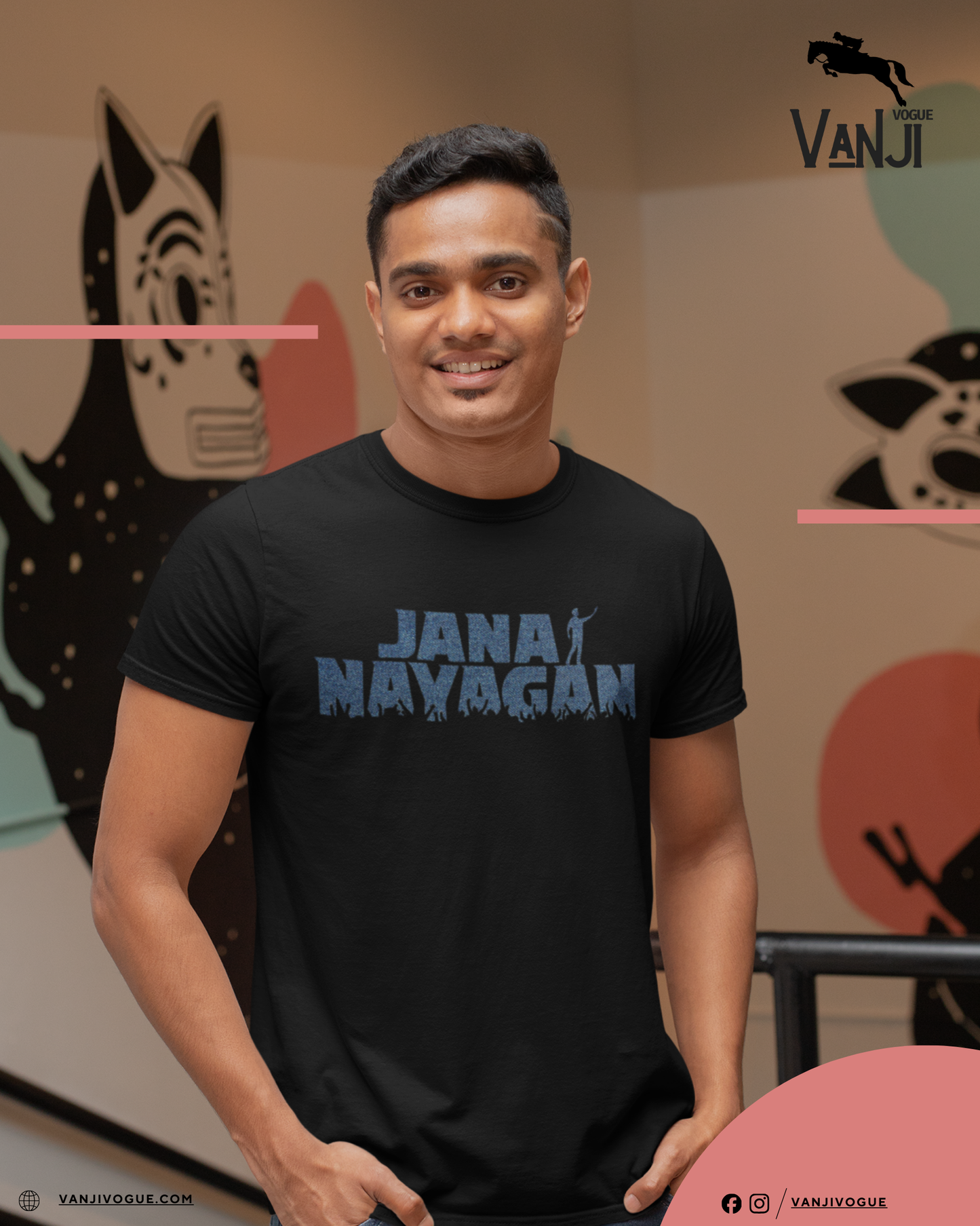Jananayagan - English- Black Blue